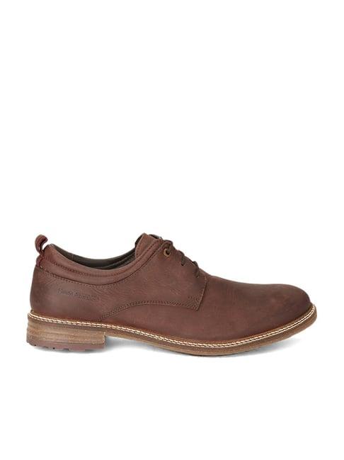 hush puppies by bata men's brown derby shoes