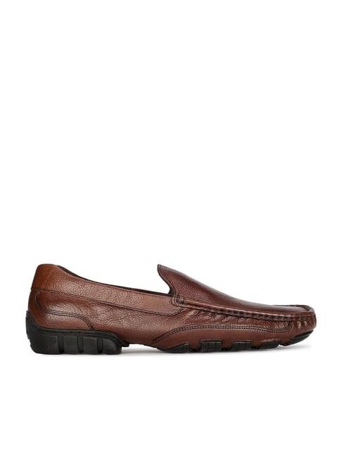 hush puppies by bata men's frank brown loafers