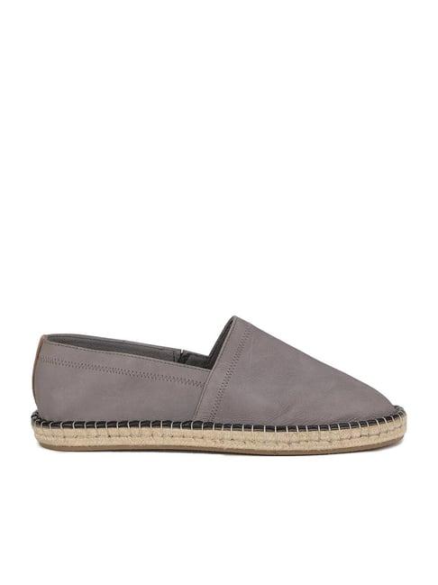 hush puppies by bata men's grey espadrille shoes