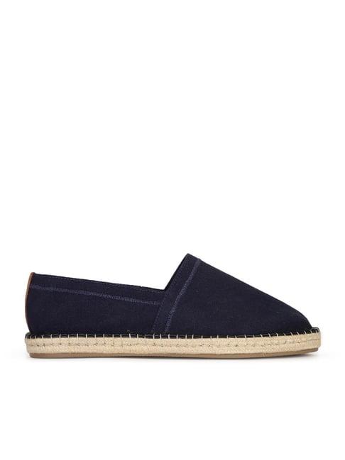 hush puppies by bata men's navy espadrille shoes