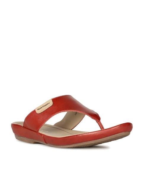 hush puppies by bata women's california red thong sandals