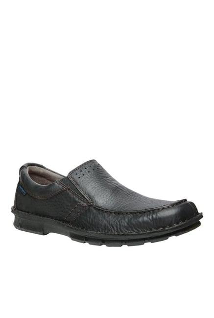 hush puppies men's montrose black casual slip-ons