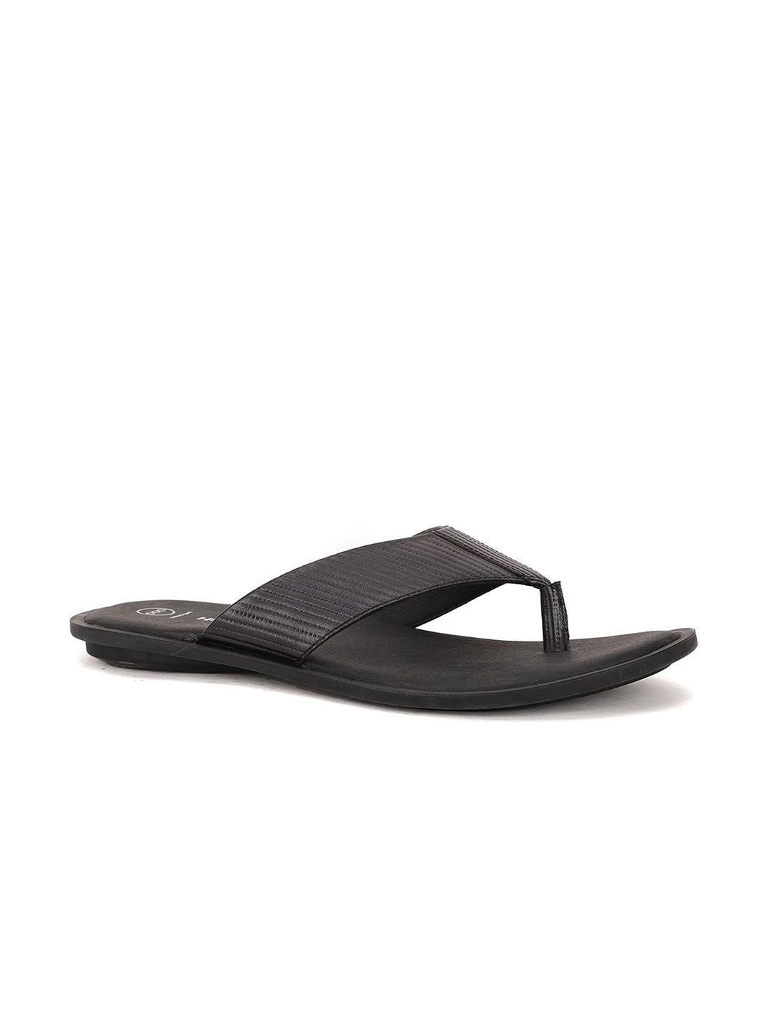 hush puppies men black solid comfort sandals