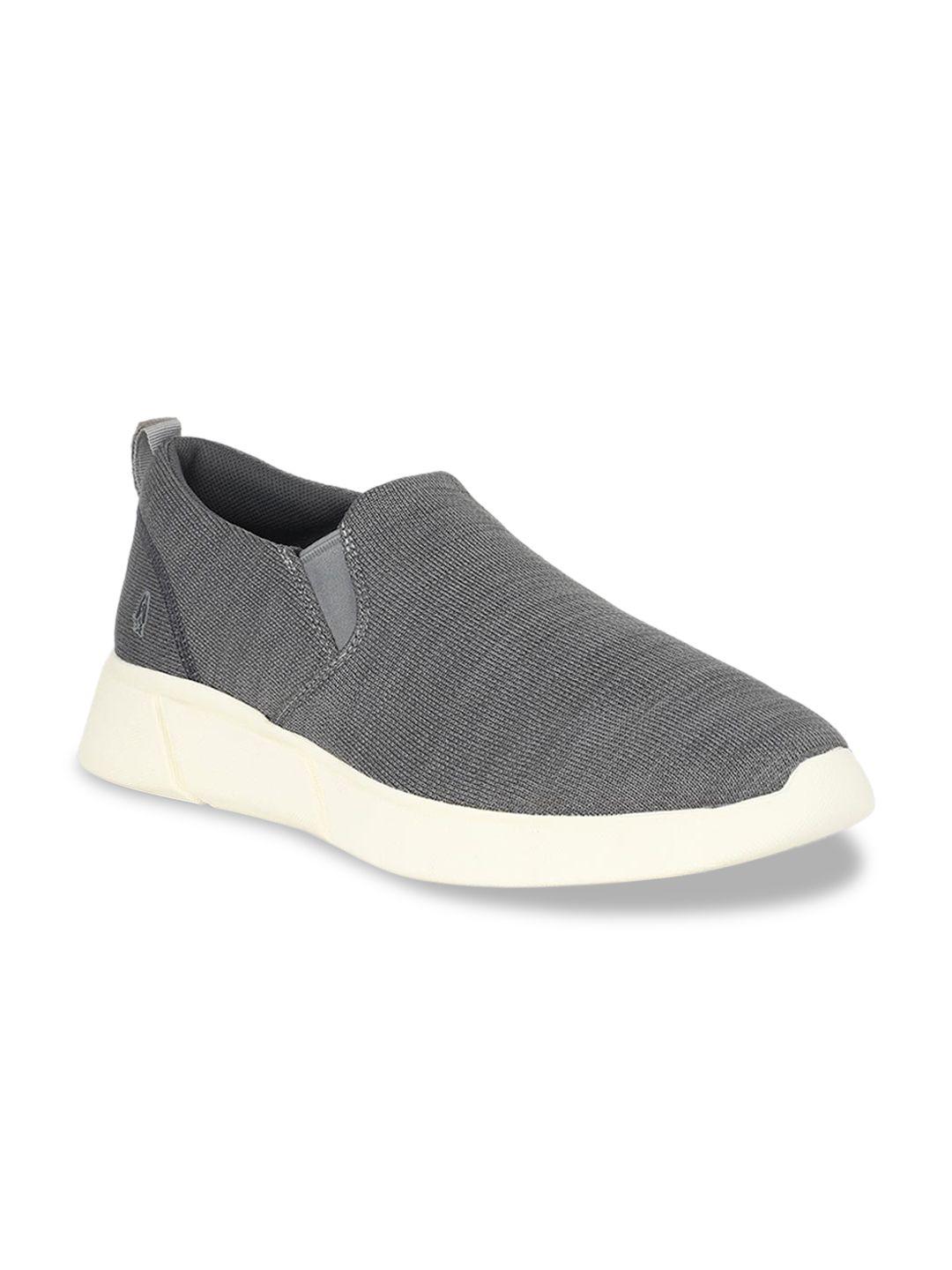 hush puppies men grey slip-on sneakers