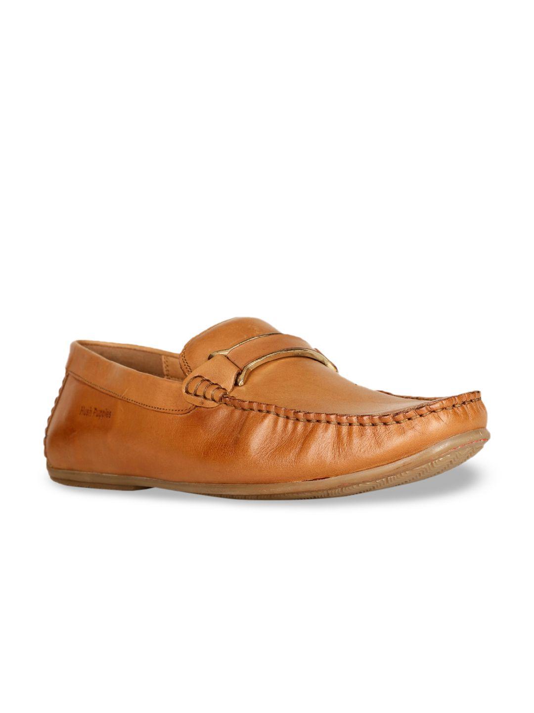 hush puppies men leather comfort insole penny loafers