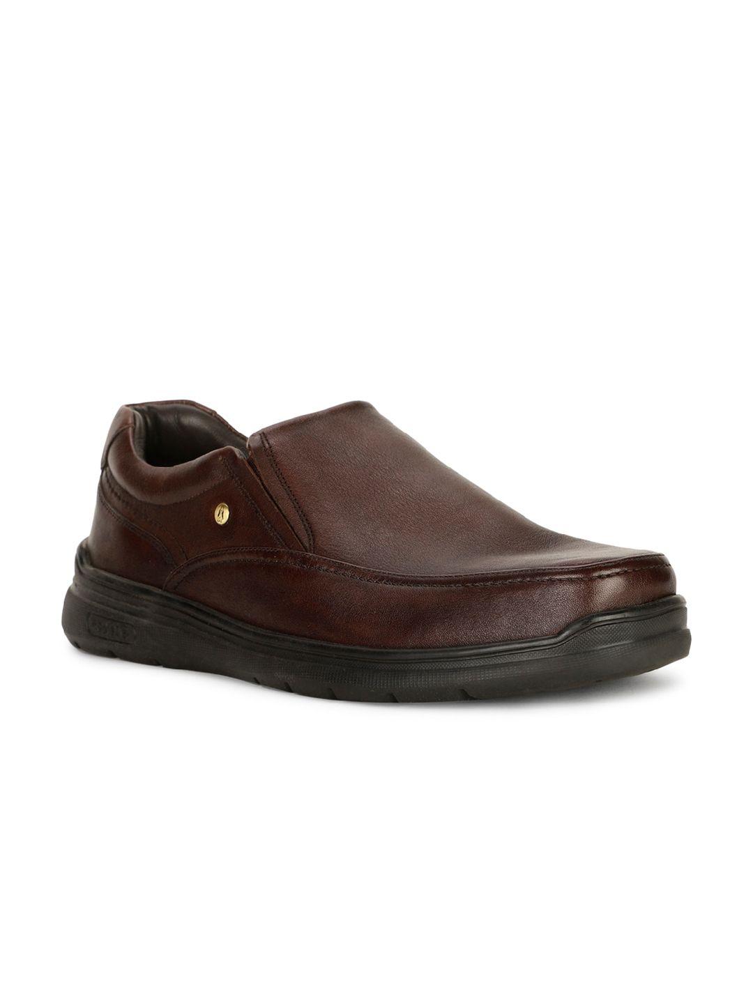 hush puppies men leather slip-on formal  shoes
