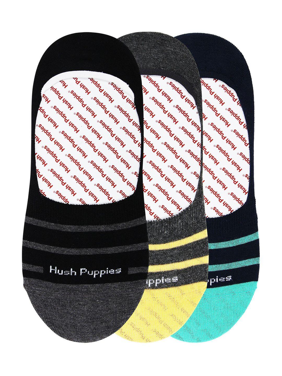 hush puppies men pack of 3 assorted patterned shoe liners
