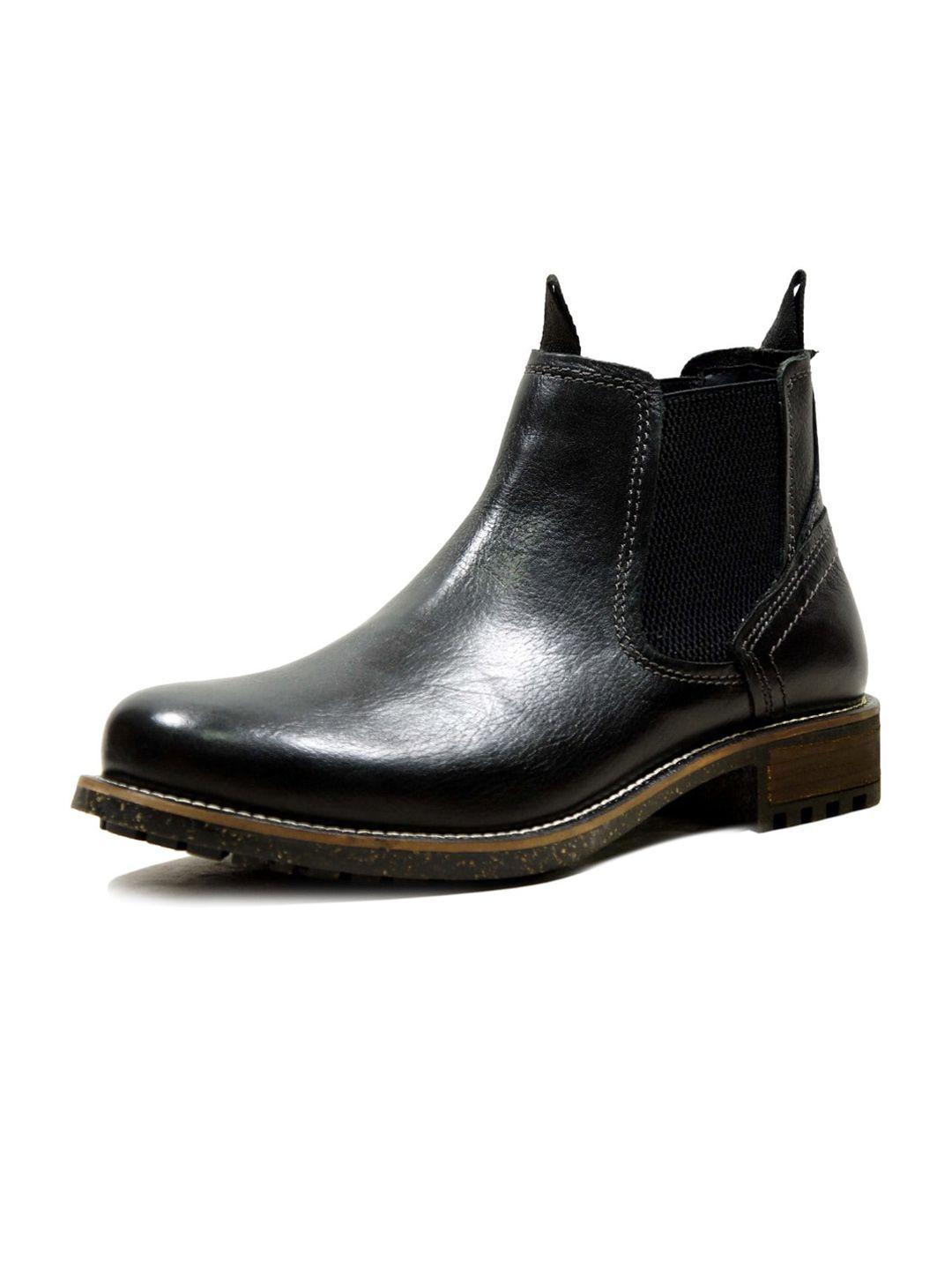 hx london men leather chelsea boots