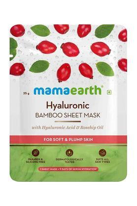 hyaluronic bamboo sheet mask with hyaluronic acid & rosehip oil