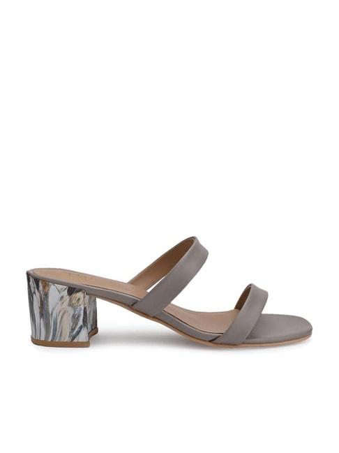 hydes n hues women's grey casual sandals