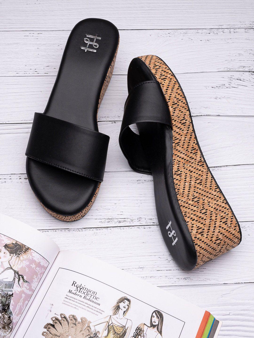 hydes n hues black block sandals