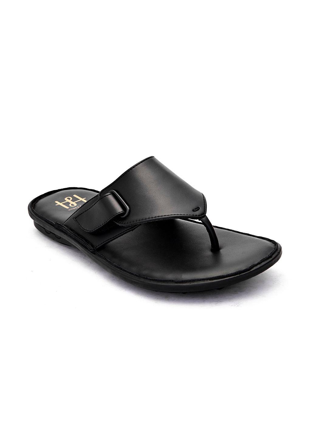 hydes n hues men black comfort sandals