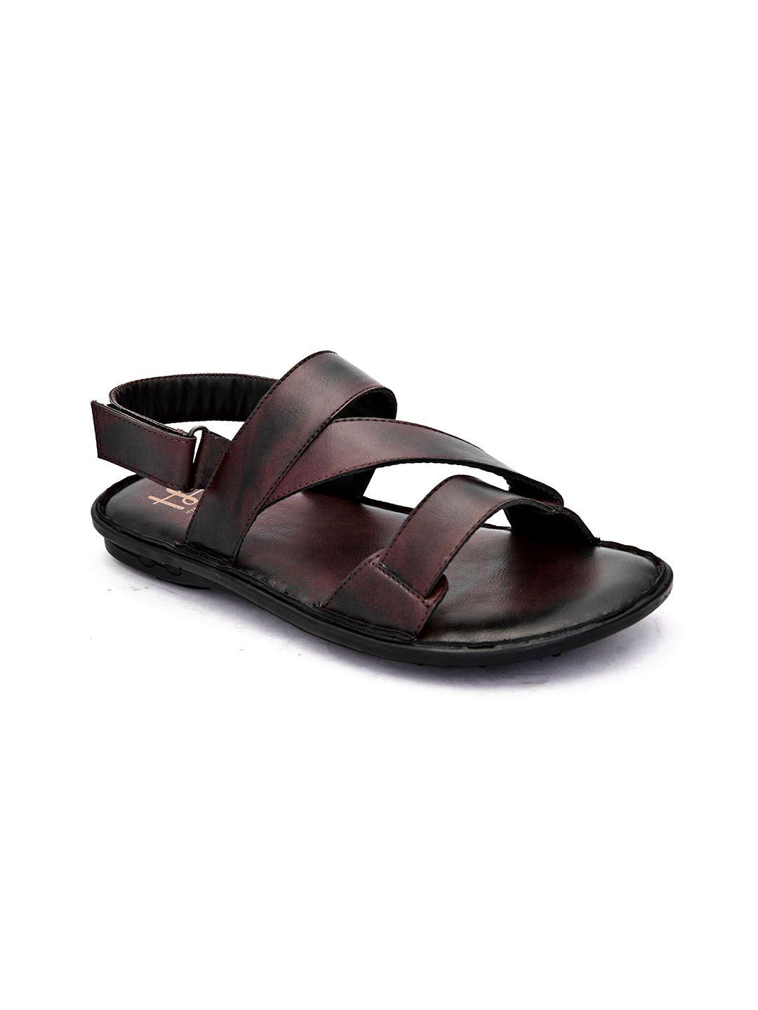 hydes n hues men brown comfort sandals