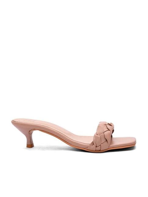 hydes n hues women's nude pink casual sandals