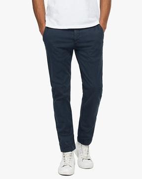 hyperflex mid-rise slim fit chinos