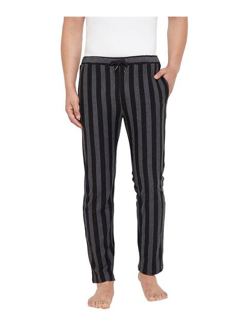 hypernation black & grey striped pyjamas