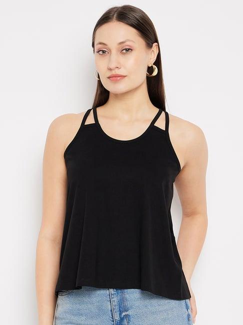 hypernation black relaxed fit top