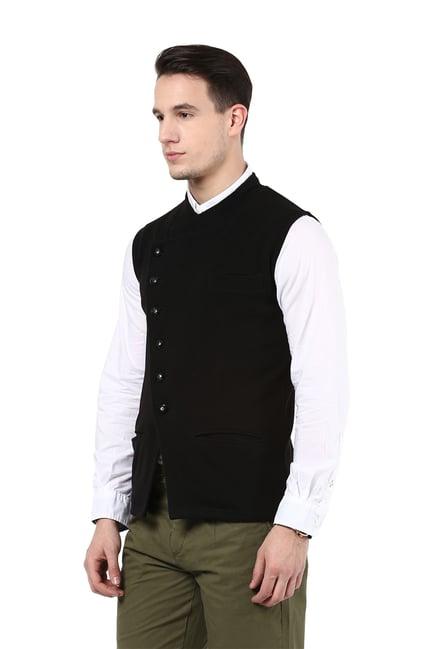 hypernation black sleeveless jacket