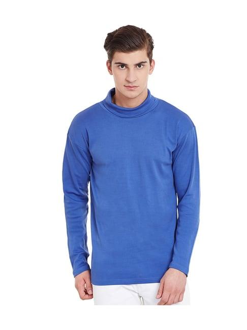 hypernation blue cotton t-shirt