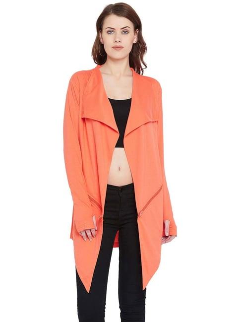 hypernation coral cotton shrug