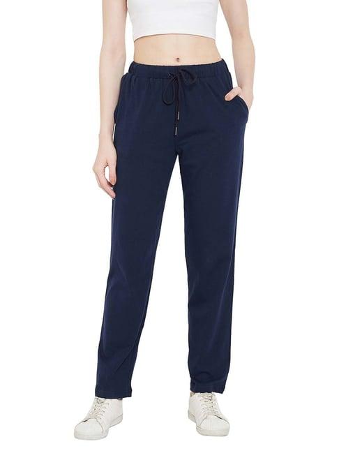 hypernation navy mid rise pants