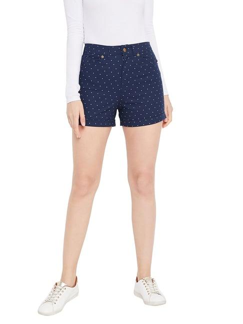 hypernation navy printed shorts