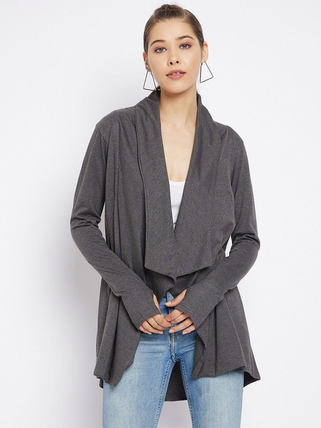 hypernation women charcoal shrug