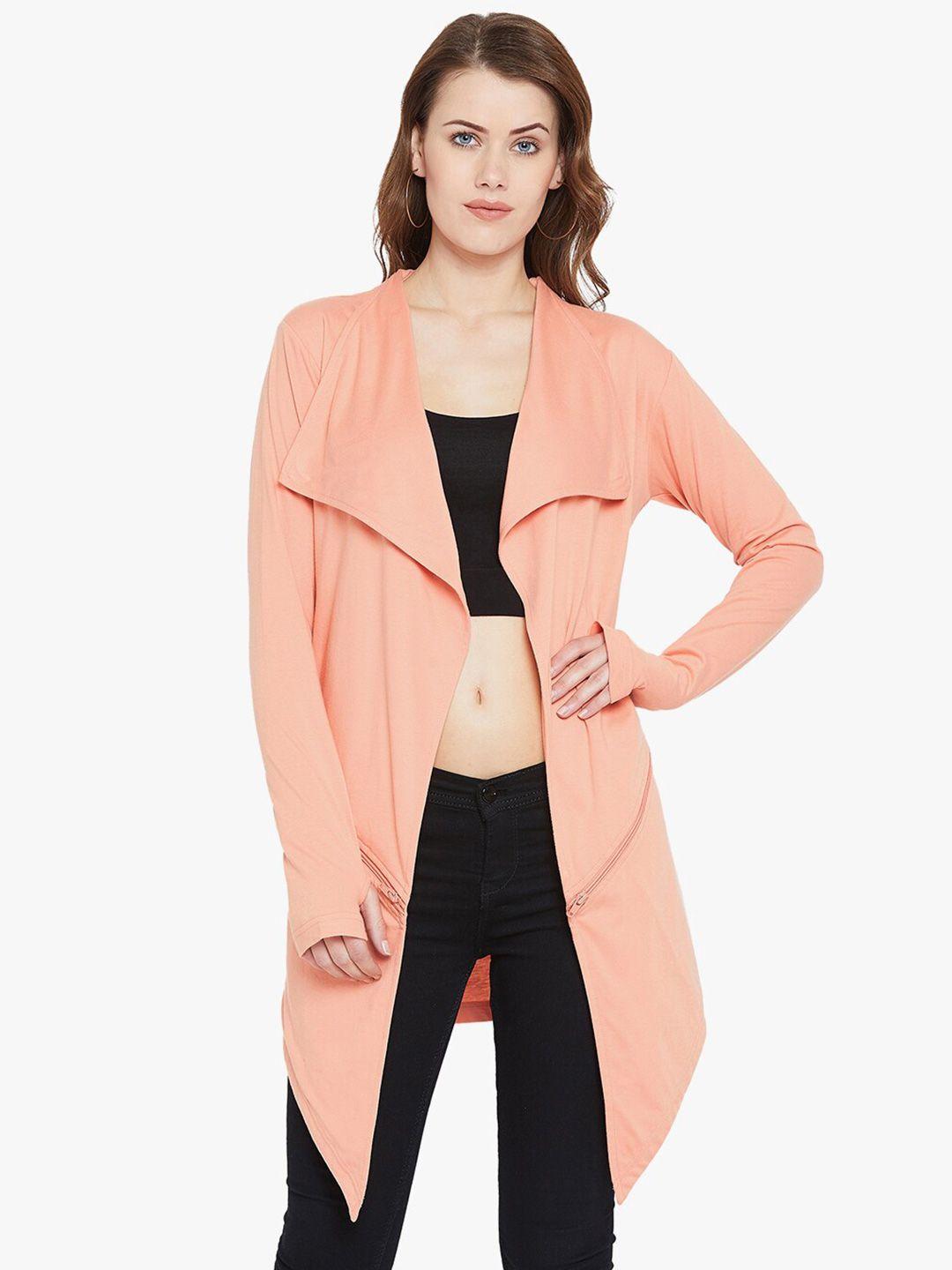 hypernation women peach-coloured shrug