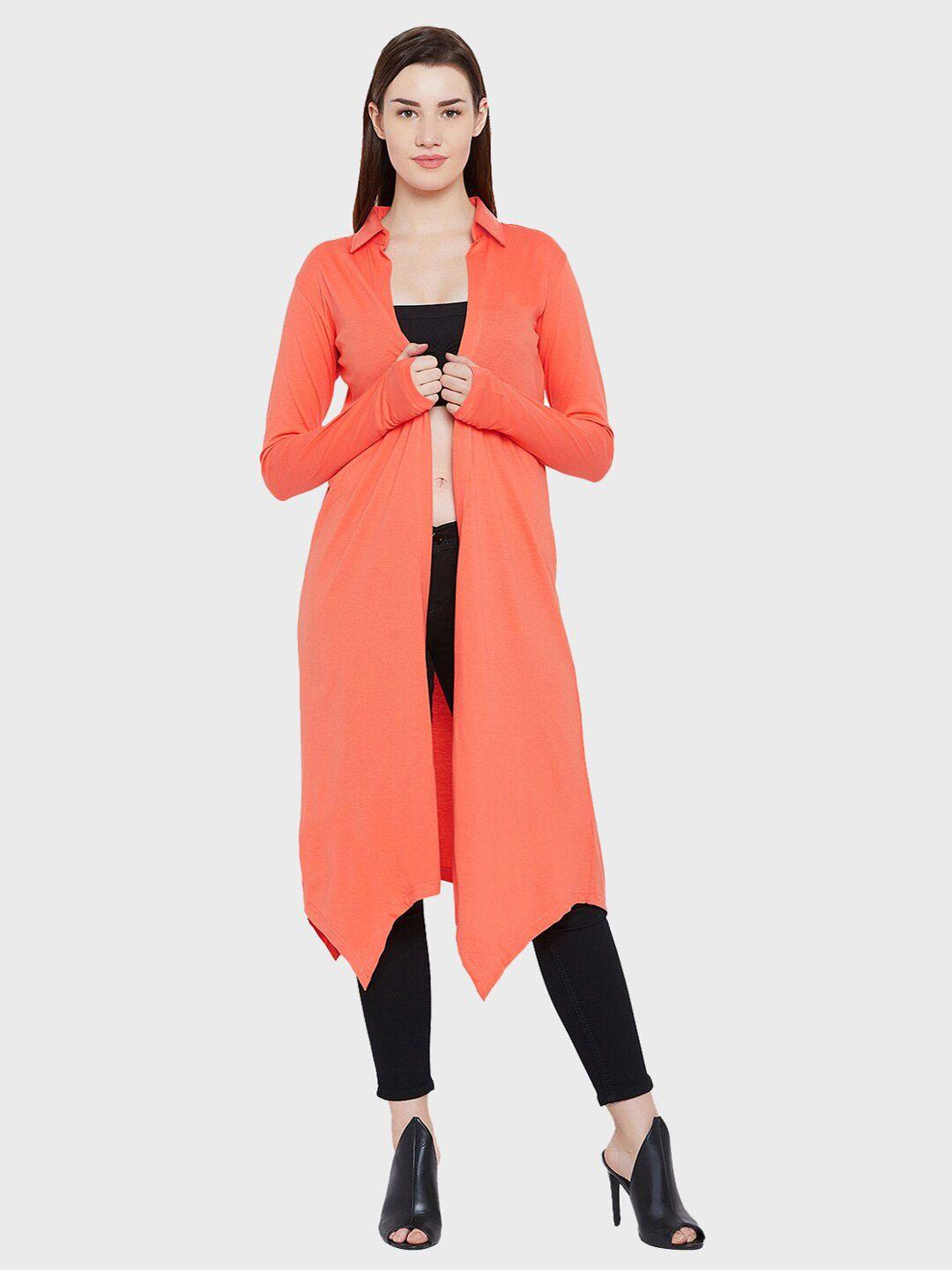 hypernation women pure cotton longline shrug