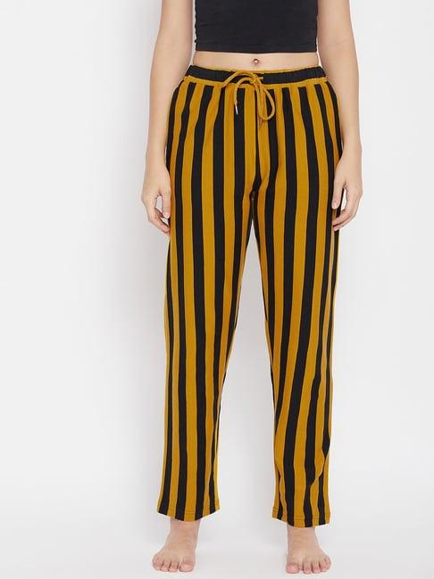 hypernation yellow & black striped pyjamas