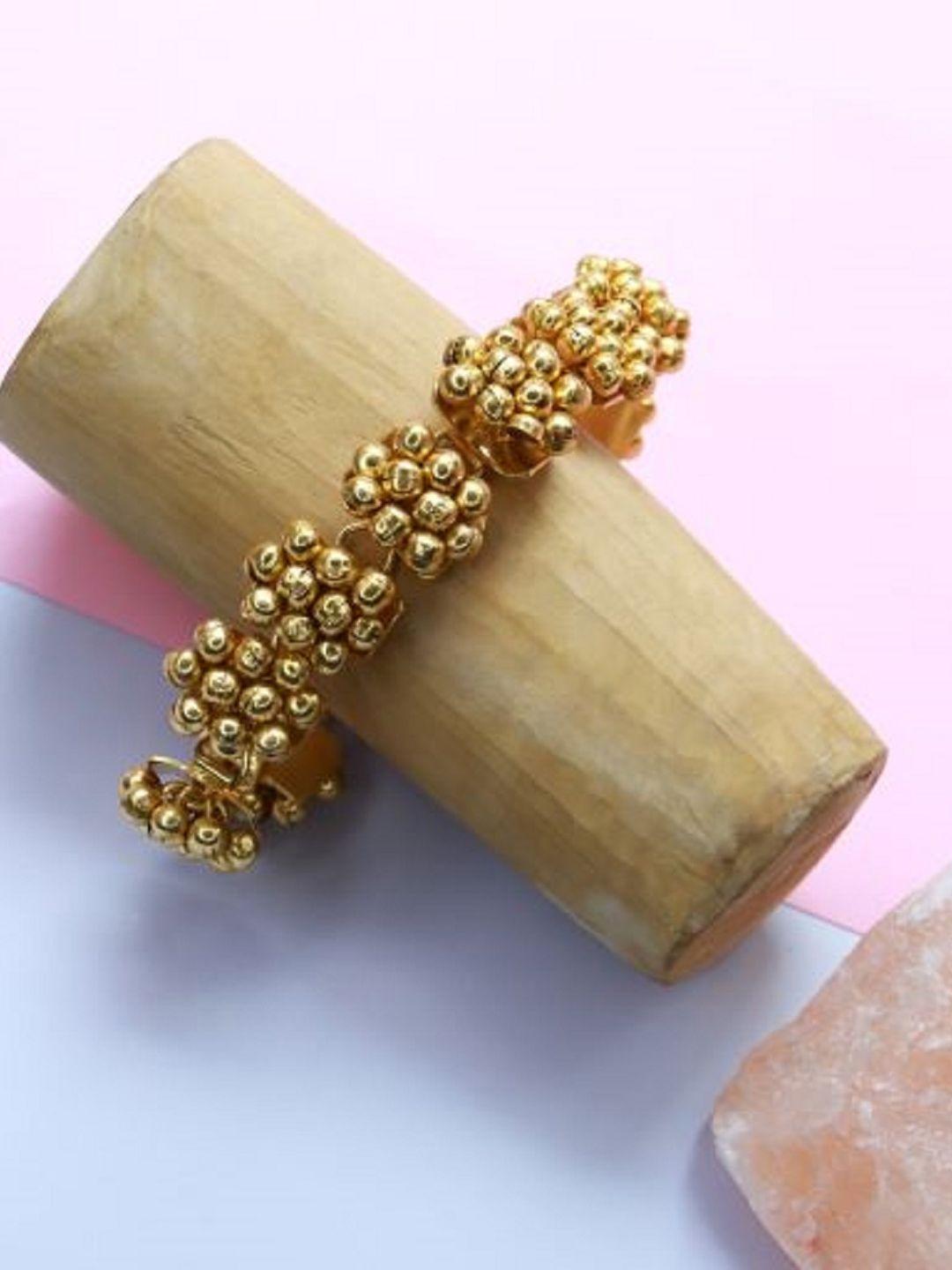 i jewels women gold-toned brass gold-plated wraparound bracelet