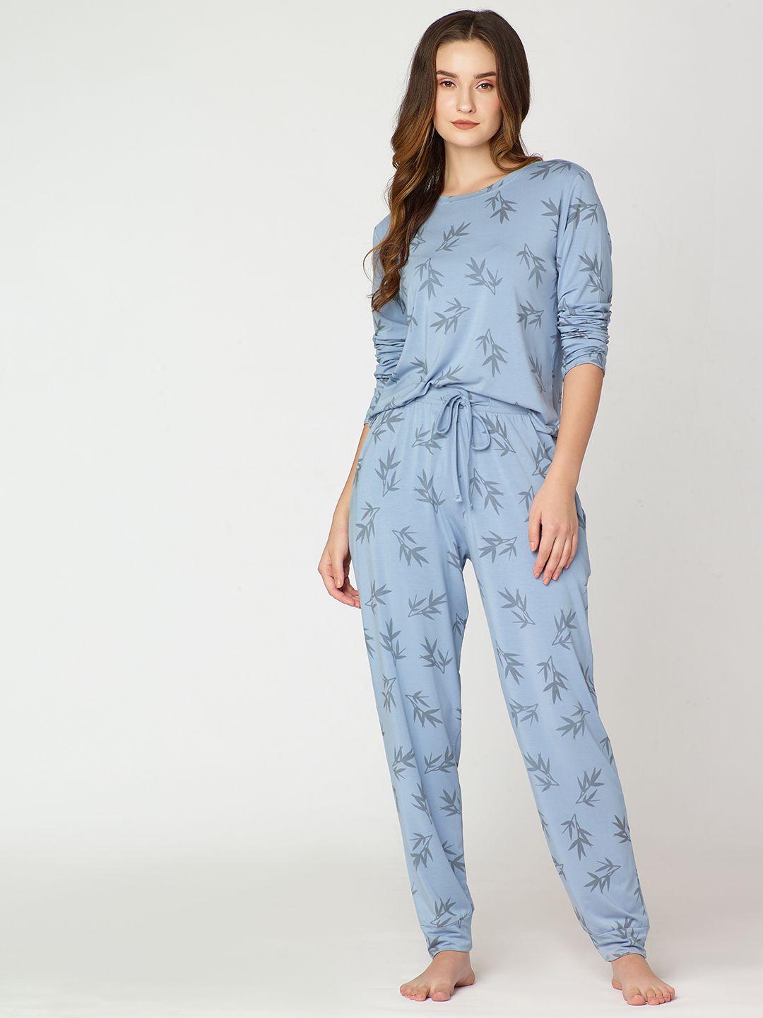 i like me printed night suit