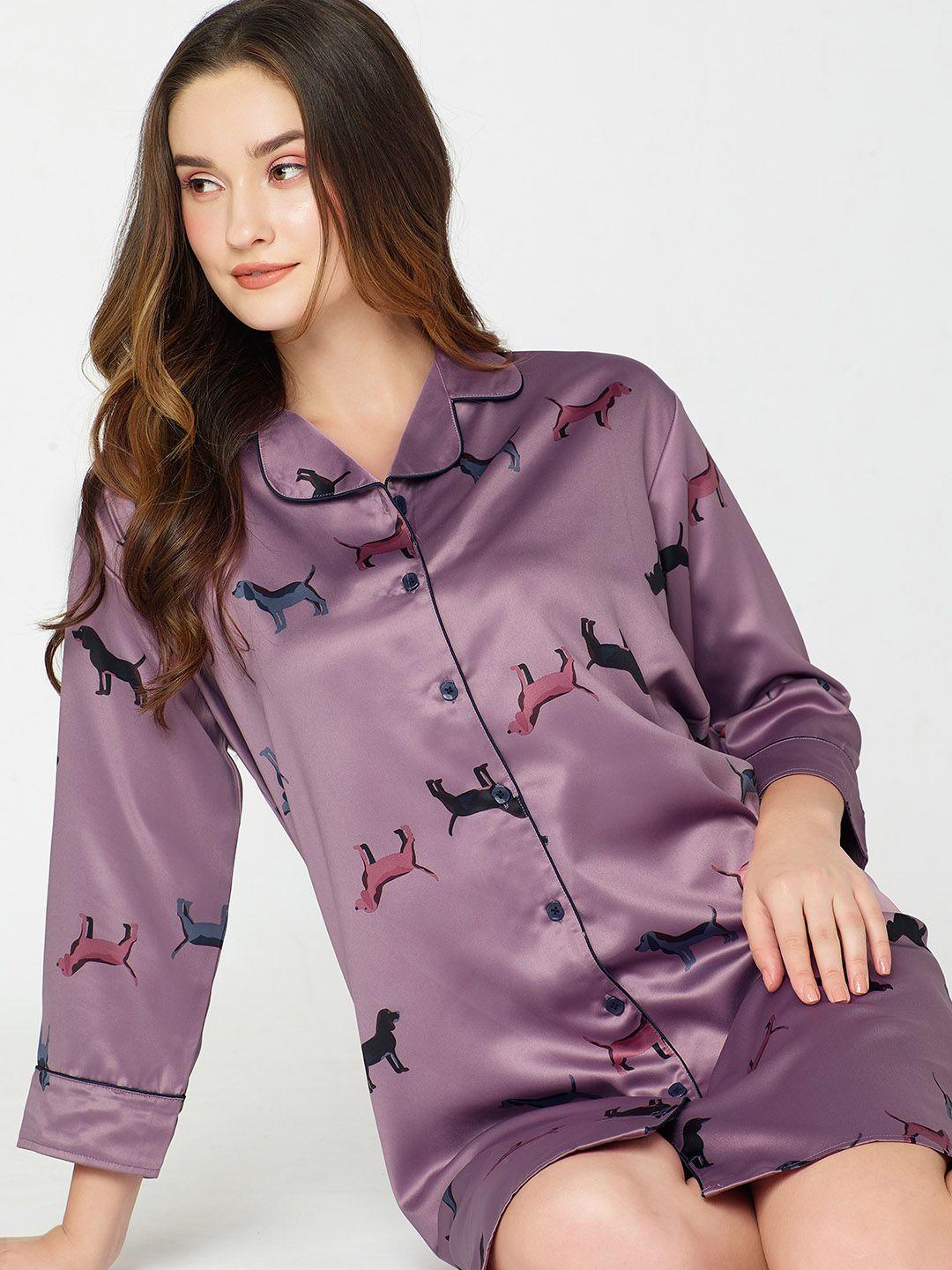 i like me printed nightdress