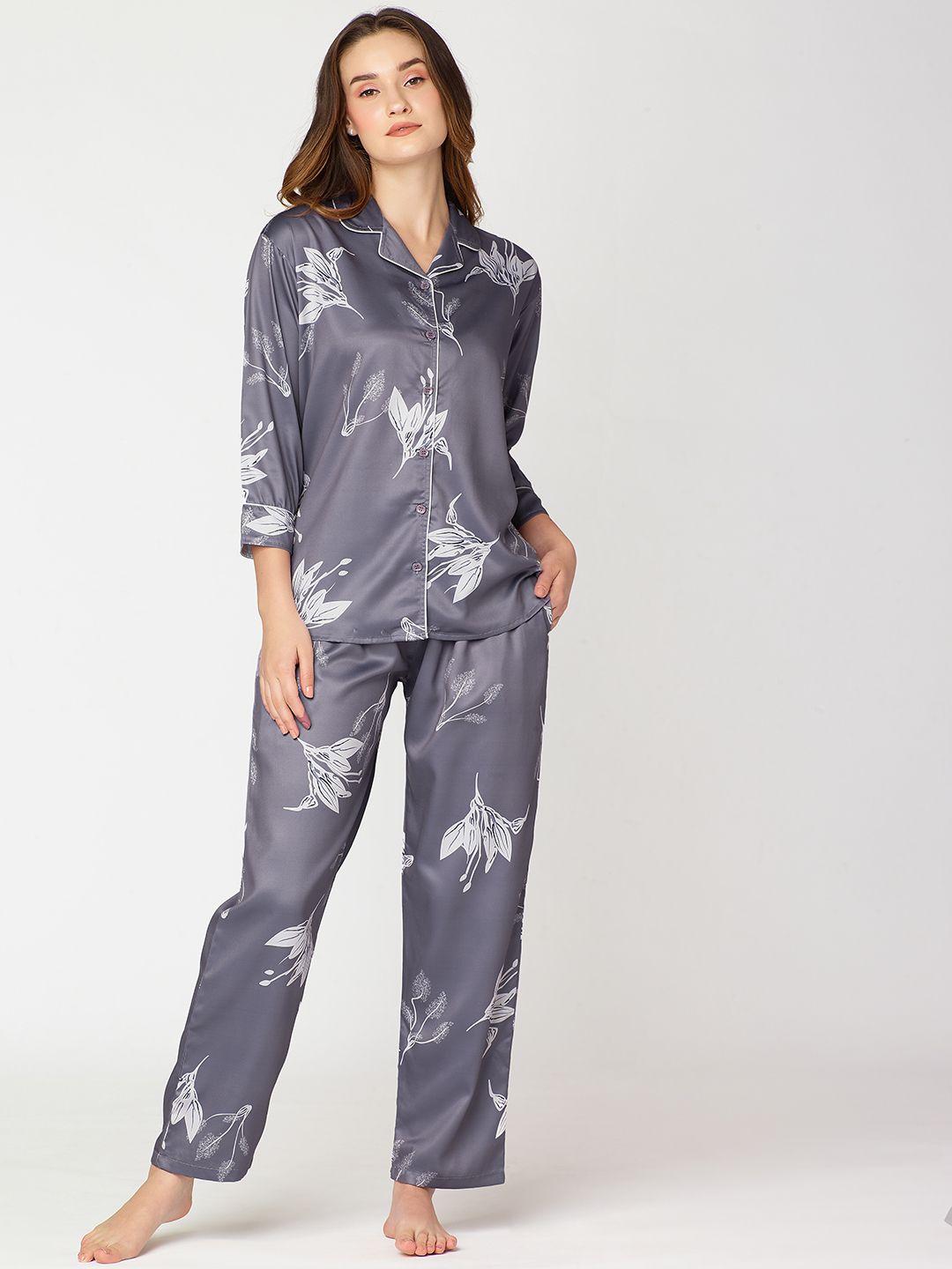 i like me women printed night suit