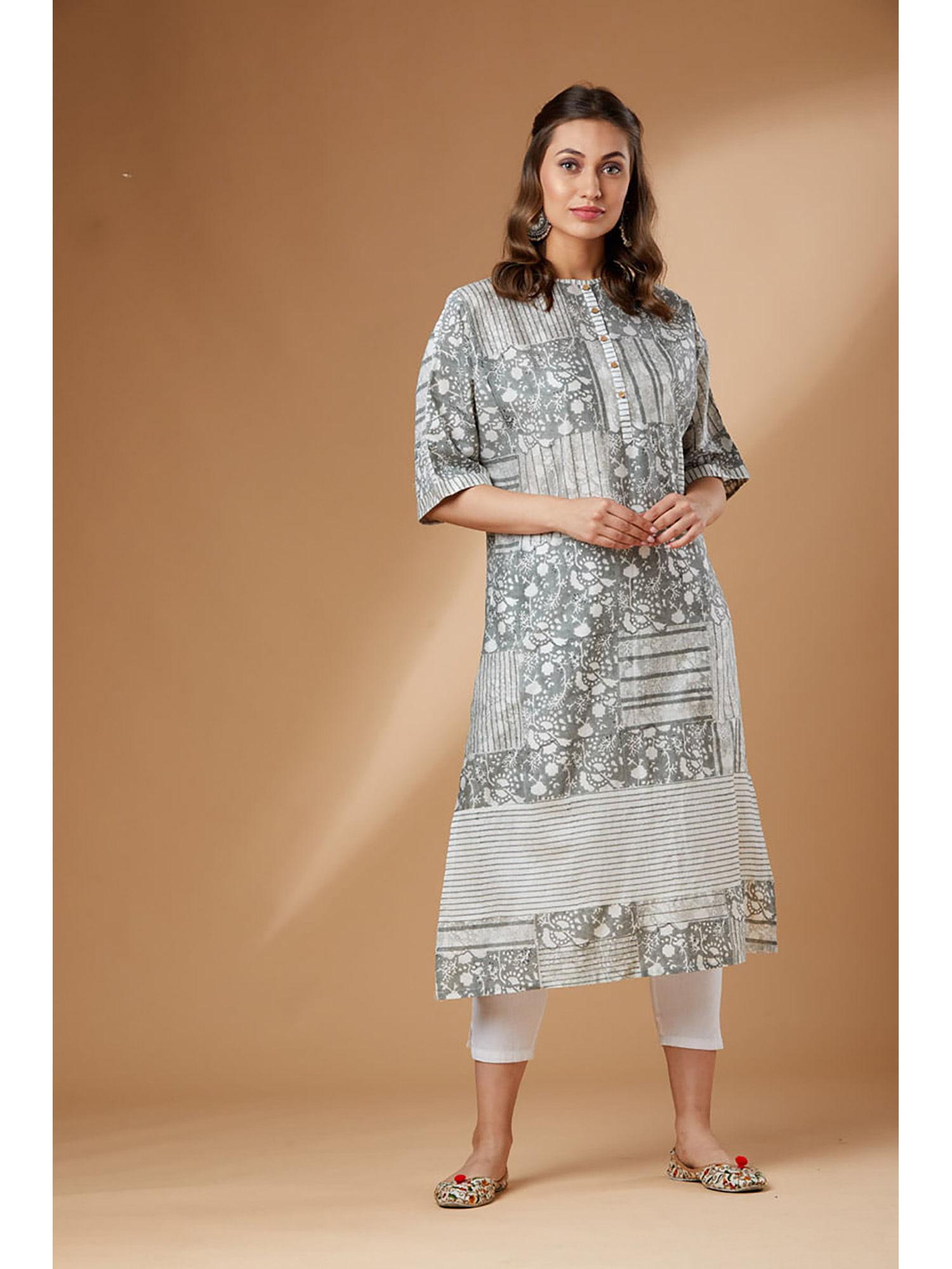 i pray, i slay, i grey kurta