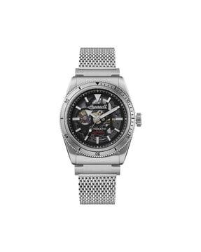 i13903 analogue wrist watch with push-button clasp