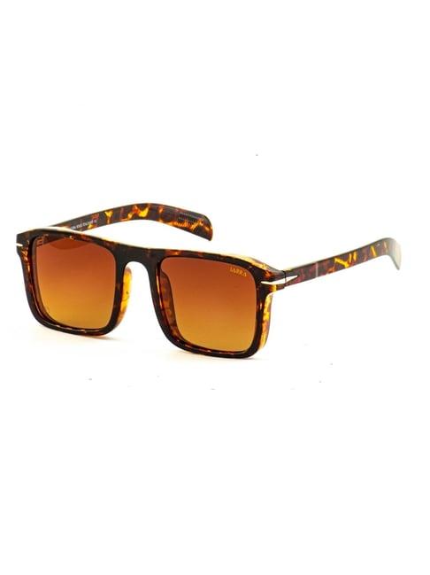 iarra orange square sunglasses for men