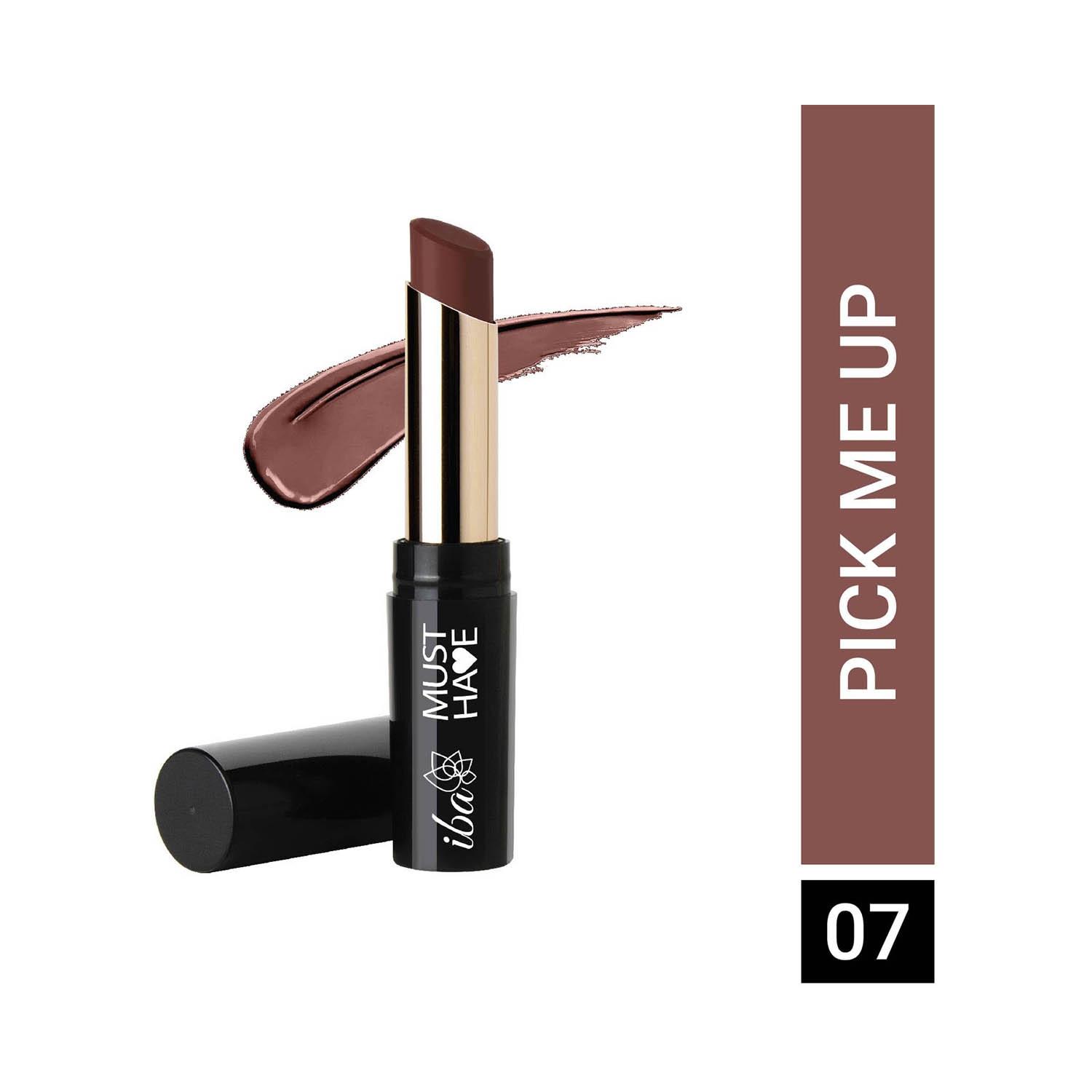 iba must have transfer proof ultra matte lipstick - 07 pick me up (3.2g)