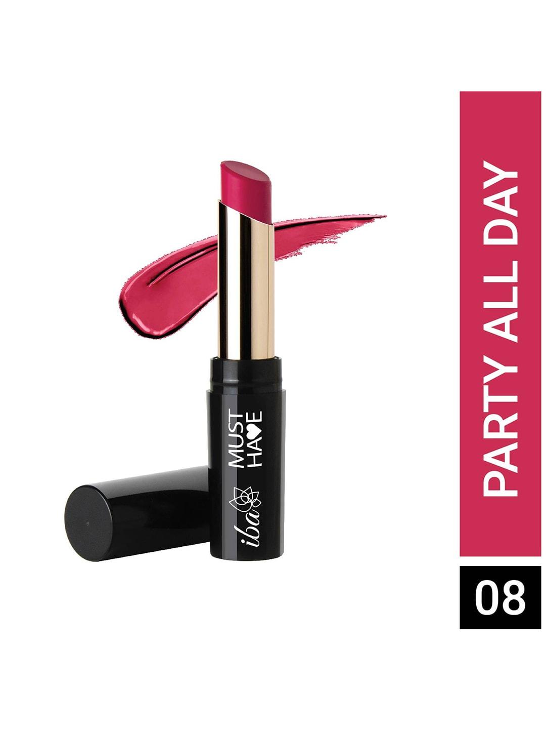 iba must have transfer proof ultra matte lipstick 3.2g - party all day 08