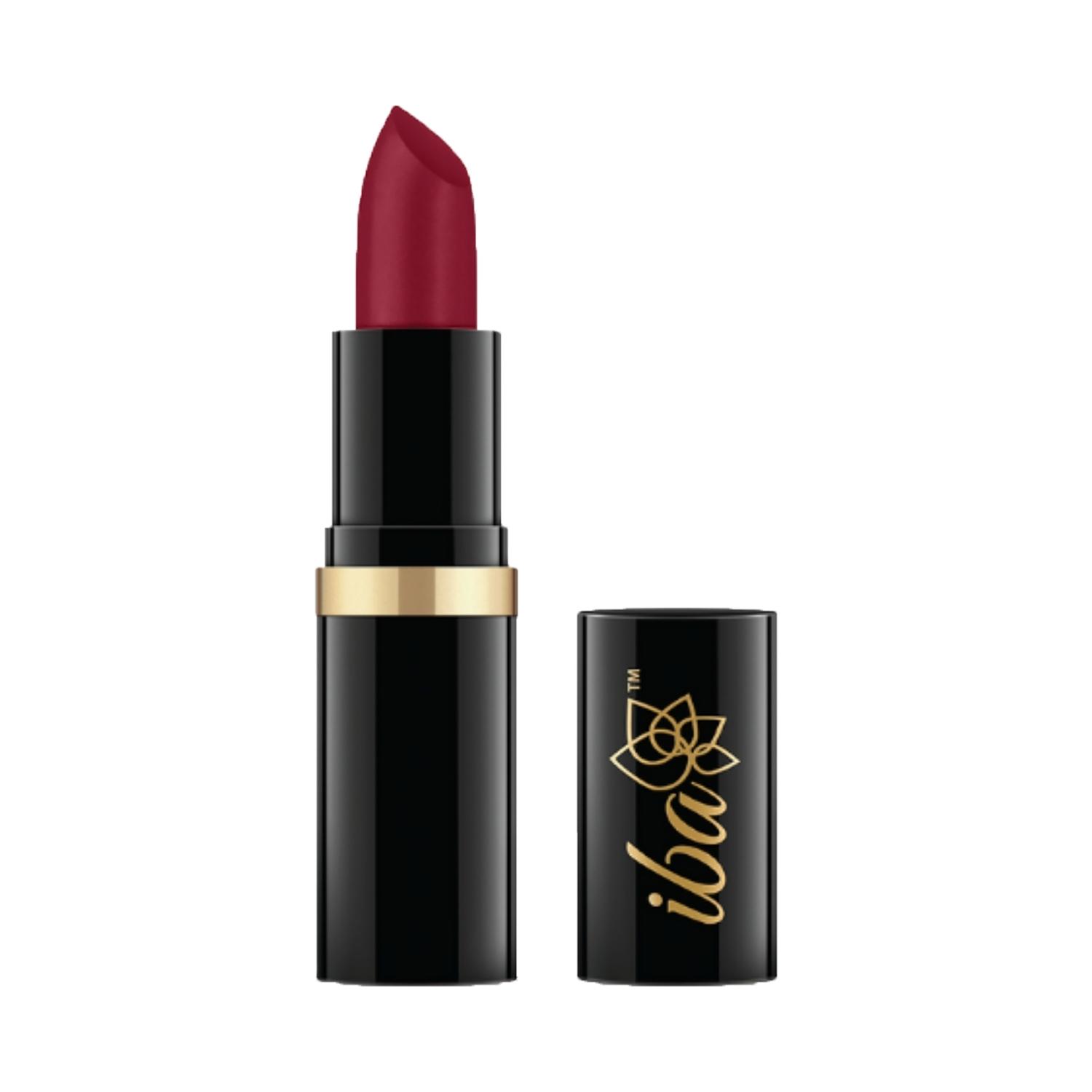 iba pure lips moisture rich lipstick - a68 mystery red (4g)