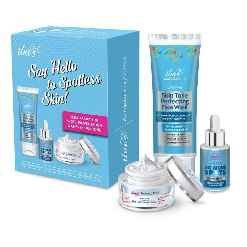 iba say hello to spotless skin kit for spots, pigmentation & uneven skin tone