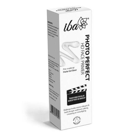 iba photo perfect hd face primer, transparent, 35 gm l matte gel base l fills pores & fine lines l makes makeup last longer