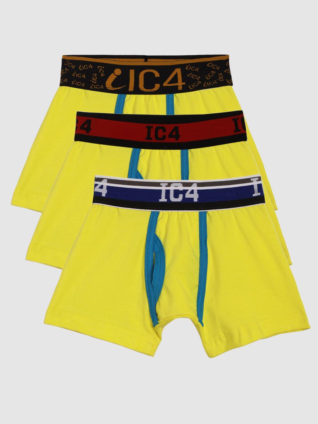 ic4 boys pack of 3 classic trunks 0kmt-y510p3