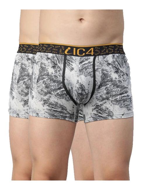 ic4 grey trunks - pack of 2