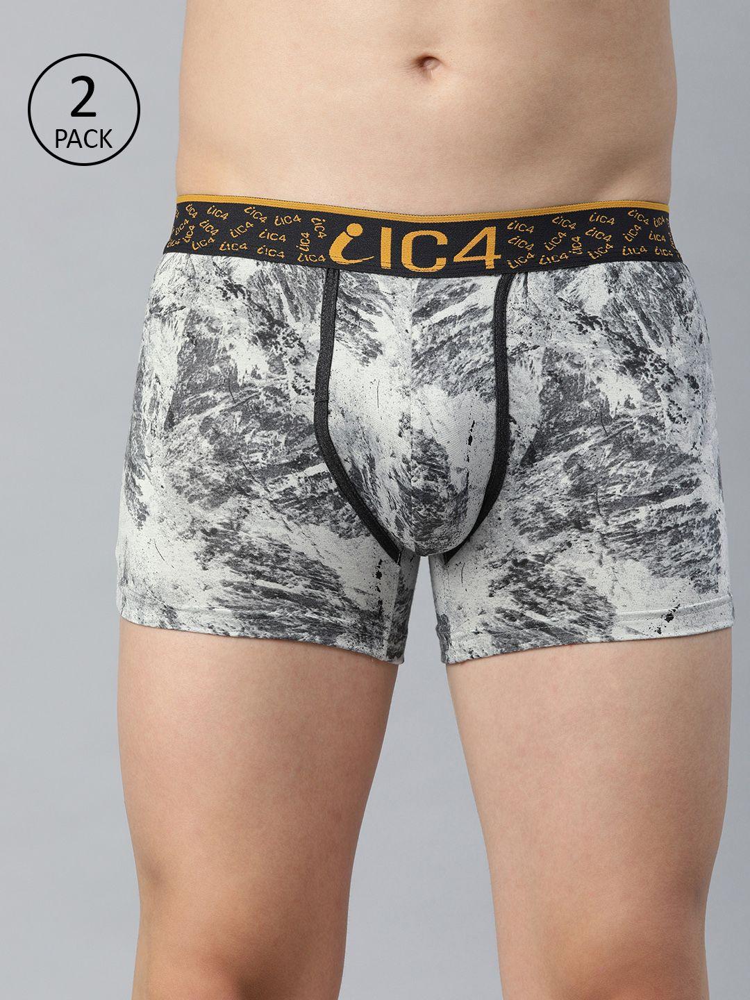 ic4 men pack of 2 assorted printed trunks 0224p2