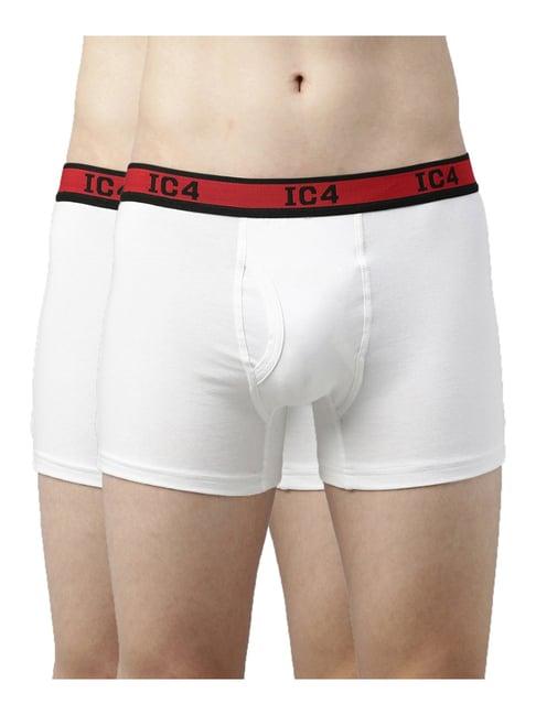 ic4 white striped trunks - pack of 2