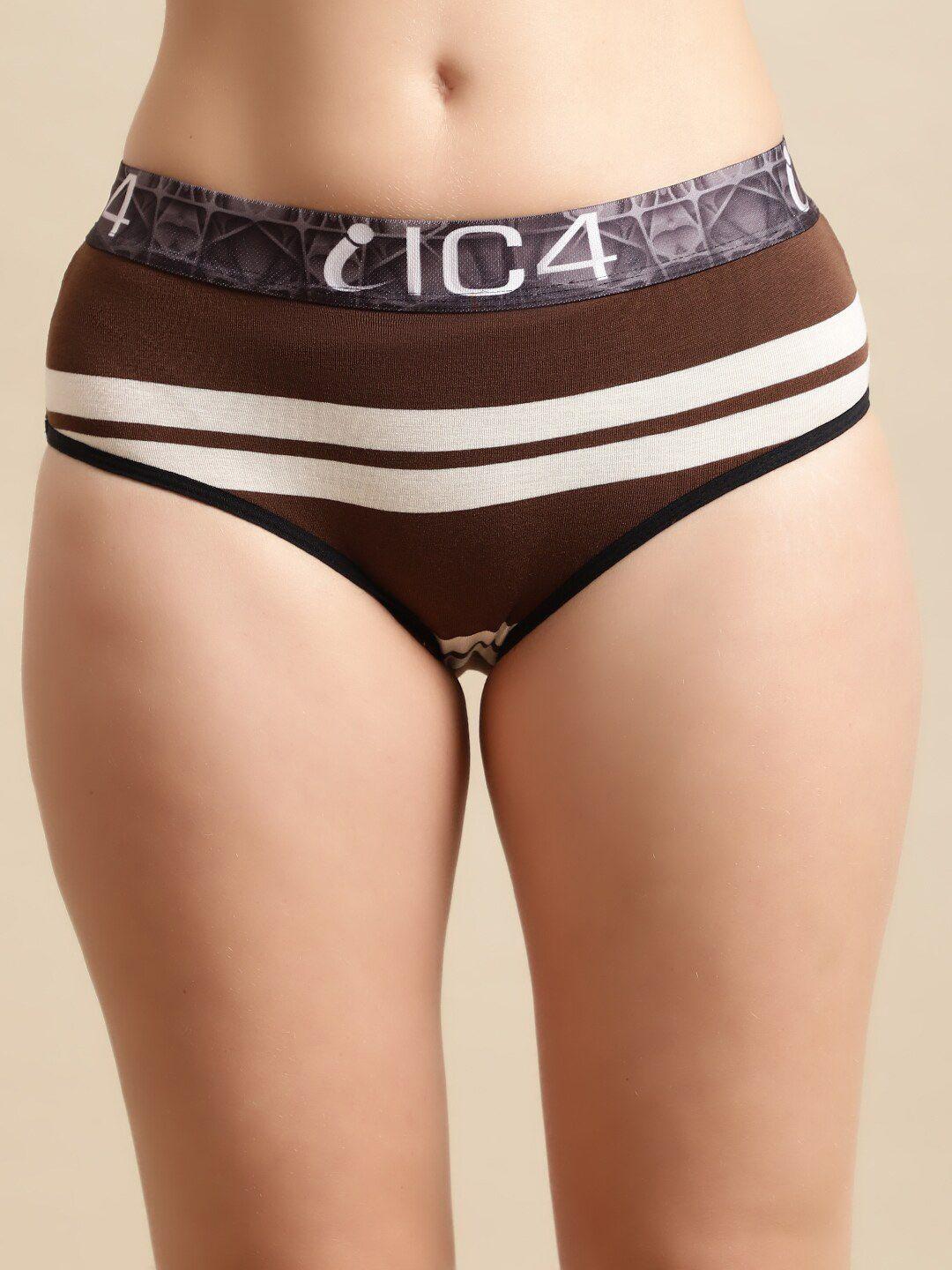 ic4 women striped hipster brief