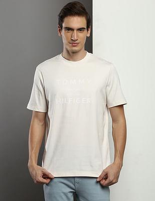 icon interlock brand print t-shirt