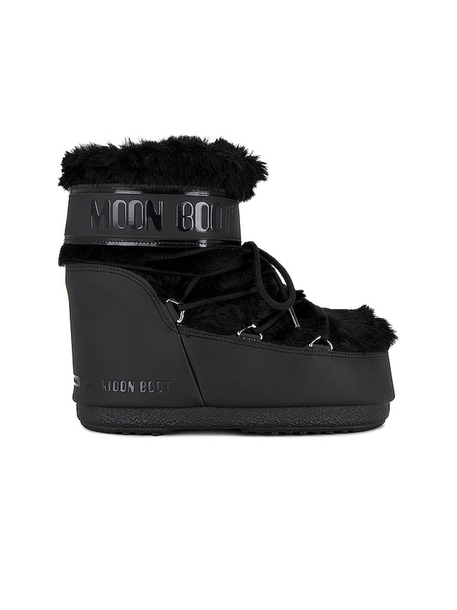 icon low faux fur boot