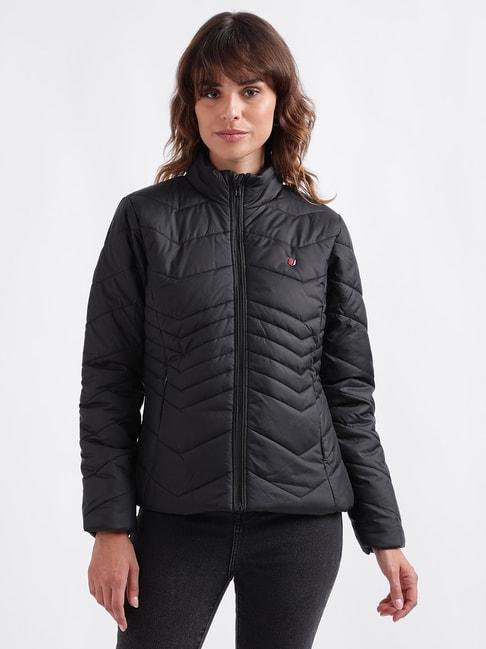 iconic black quilted jacket